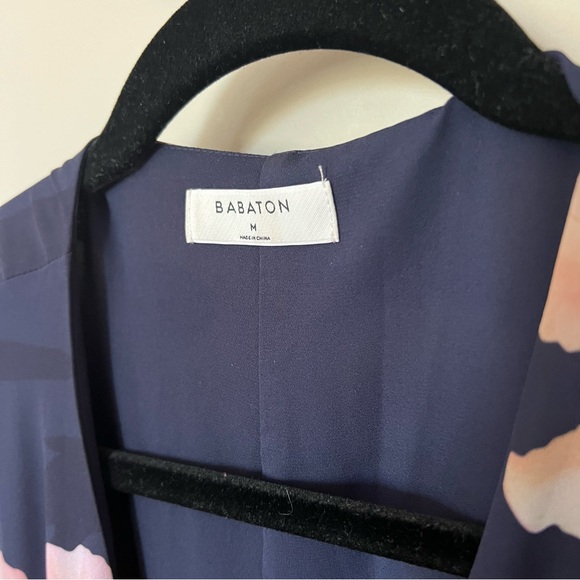 Babaton Wallace Floral Wrap Dress Medium - Picture 4 of 4